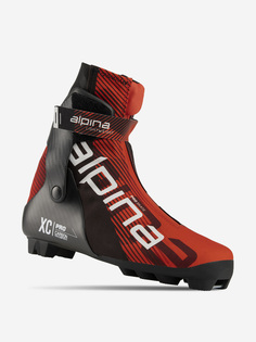 Гоночные лыжные ботинки Alpina для конькового хода, модель PRO SKATE, Красный