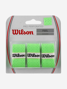 Намотка верхняя Wilson PRO Perforated FEEL 3шт. Зеленый, Зеленый
