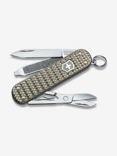 Складной нож Victorinox Classic Precious Alox, функций: 5, 58мм, серый , коробка подарочная, 0.6221.4031g, Серый