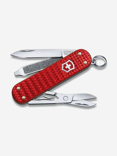 Складной нож Victorinox Classic Precious Alox, функций: 5, 58мм, красный , коробка подарочная, 0.6221.401g, Красный