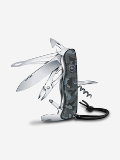 Складной нож Victorinox Skipper, функций: 17, 111мм, морской камуфляж [0.8593.w942], Серый
