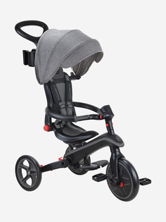 Трехколесный велосипед-беговел Globber EXPLORER TRIKE FOLDABLE (4в1), Черный