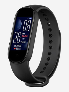 Смарт-часы BandRate Smart BRSM555BB с мониторингом сна, шагомером, тонометром, Черный