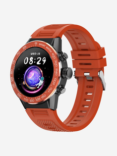 Смарт-часы BandRate Smart BRSV35PRR с мониторингом сна, будильником, пульсометром, Красный