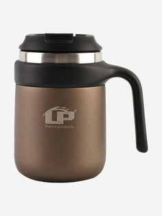 Кружка - термос LP "PRESTIGE" 0,5L brown matte, Коричневый