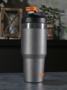 Кружка - термос из нерж. стали LP Travel tumbler Route 1л black hammer, Черный