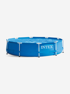 Бассейн каркасный Intex Metal Frame, 305х76 см, синий, Синий
