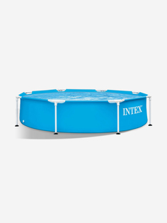 Бассейн каркасный Intex Metal Frame, 244х51 см, голубой, Голубой