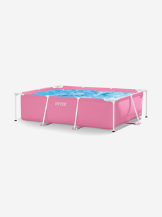 Бассейн Intex 28266 Pink Rectangular Frame, 220x150x60см, Розовый