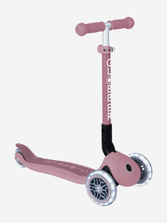 Самокат Globber JUNIOR FOLDABLE LIGHTS ECOLOGIC, Розовый