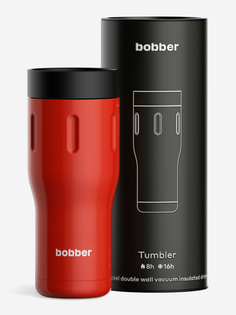 Термокружка вакуумная BOBBER Tumbler 500 мл, крышка 360, тепло до 8 часов, красный, Красный