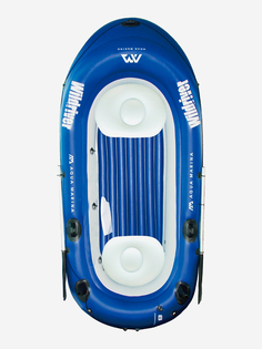 Лодка надувная AQUA MARINA BT-88822 WILDRIVER, 2+1-местная, насос, весла, транец, до 225кг, Синий
