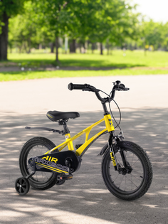 Велосипед для мальчиков Maxiscoo Air Standard Plus 14", Желтый