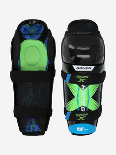 Щитки хоккейные детские Bauer X, Черный Бауэр