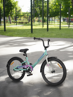 Велосипед для девочек Denton Sunny 20" 2024, Голубой