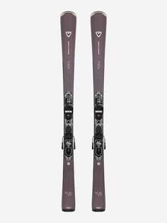 Горные лыжи женские Rossignol Nova 4 + крепления XP10, Фиолетовый