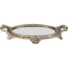 Поднос Glasar зеркальный 32x5x19 см ГЛАСАР