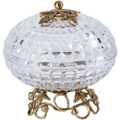 Конфетница Glasar 16х16х15 см hgl483s/3 ГЛАСАР
