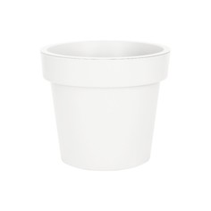 Кашпо Ola Dom Loft белый d47.7 см