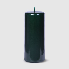 Свеча Mercury Deco Glass зелёная Д7 см 17 см