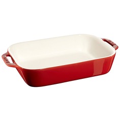 Форма прямоугольная Staub керамика 27х20 см вишня