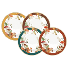 Тарелка десертная Autumn breeze 19 см 4 шт Easy Life