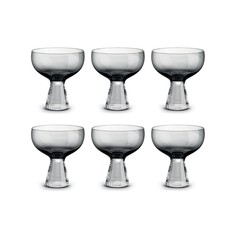 Набор креманок Pozzi Milano 1876 Fun Classy дымчатый 6шт