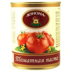Паста томатная Юнона жестяная банка 360 г Unona