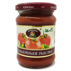 Паста томатная Юнона стеклянная банка 280 г Unona