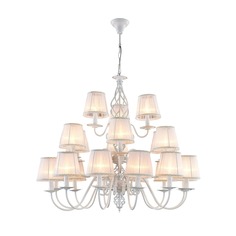 Люстра Citilux Ровена CL427250 белая