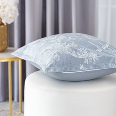 Подушка декоративная Estia Примавера серо-голубой 45х45 см