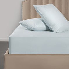 Простыня на резинке Dome Лорено голубой 200х200+25 см