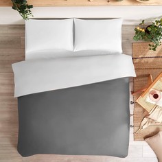 Пододеяльник Ozdilek king size сатин серый 220x240 см