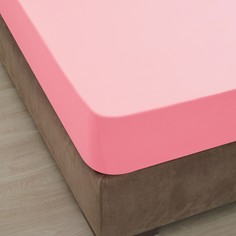 Простыня на резинке Ozdilek коралловый 160x200+30 см