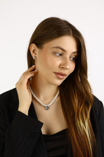 Набор 2 предмета: серьги, колье QF