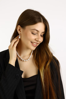 Набор 2 предмета: серьги, колье QF