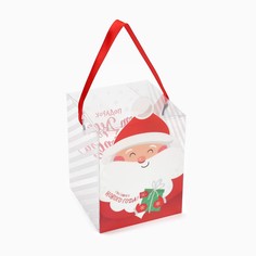 Коробка подарочная новогодняя складная пвх, Дарите счастье