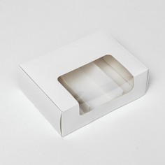 Коробка складная, под 3 эклера, белая, 20×15×6 см Upak Land