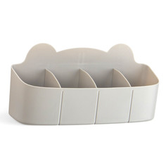Подставка для зонтов, пластик, 23,5×7,5×11 см, серая No Brand