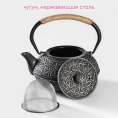 Чайник чугунный доляна