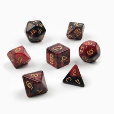 Набор кубиков для днд, 7 шт. Время игры