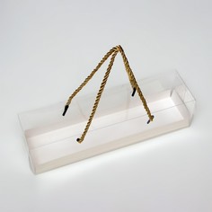 Коробка под рулет, белая 29.5×7.8×7.8. кондитерская упаковка Upak Land
