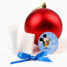 Ёлочный шар с отпечатком ручки на новый год Disney