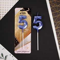 Свеча для торта, цифра Страна Карнавалия