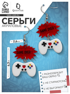 Серьги акриловые QF