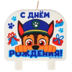 Свеча для торта PAW Patrol