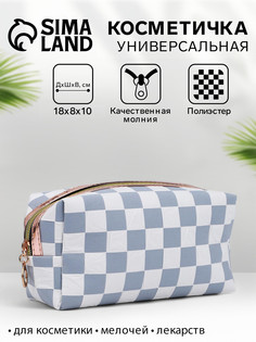 Косметичка на молнии женская, маленькая, с рисунком No Brand