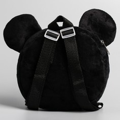 Рюкзак детский дошкольный плюшевый, 18.5 см × 5 см × 22 см Disney