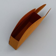 Коробка для конфет, 10×10×3 крафт. кондитерская упаковка Upak Land