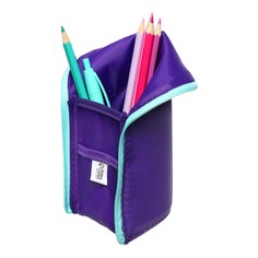 Пенал тубус-подставка, 85 х 210 х 65 мм, мягкий, тканевый, calligrata, пмо 12-20